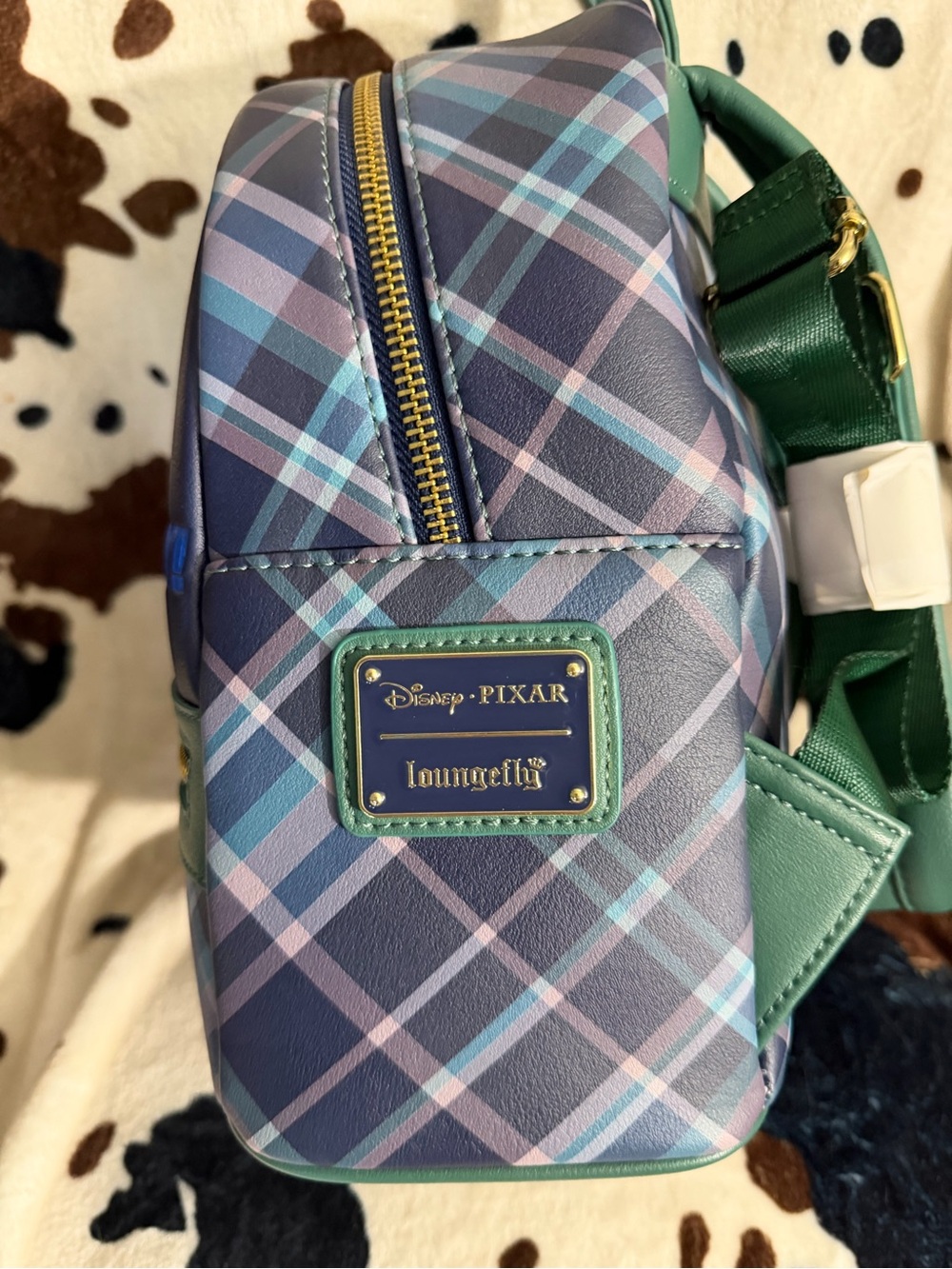Loungefly Navy & Teal Butterfly Patch Mini Backpack - Picture 5 of 5
